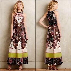 Anthropologie x Vineet Bahl Garden Collage
Embroidered Maxi Dress size 0